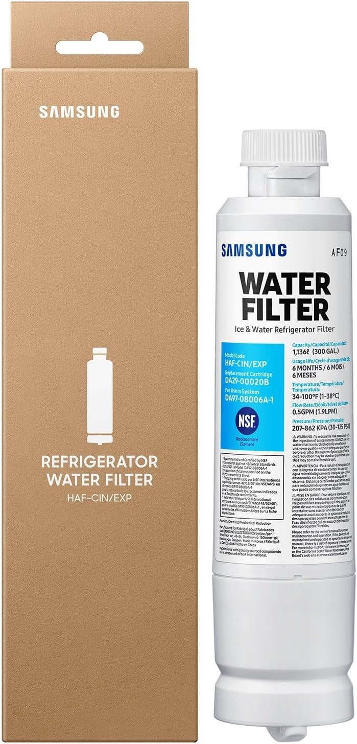 Refrigerator Water Filter Carbon Block Replacement for Samsung HAF-CIN Exp 6