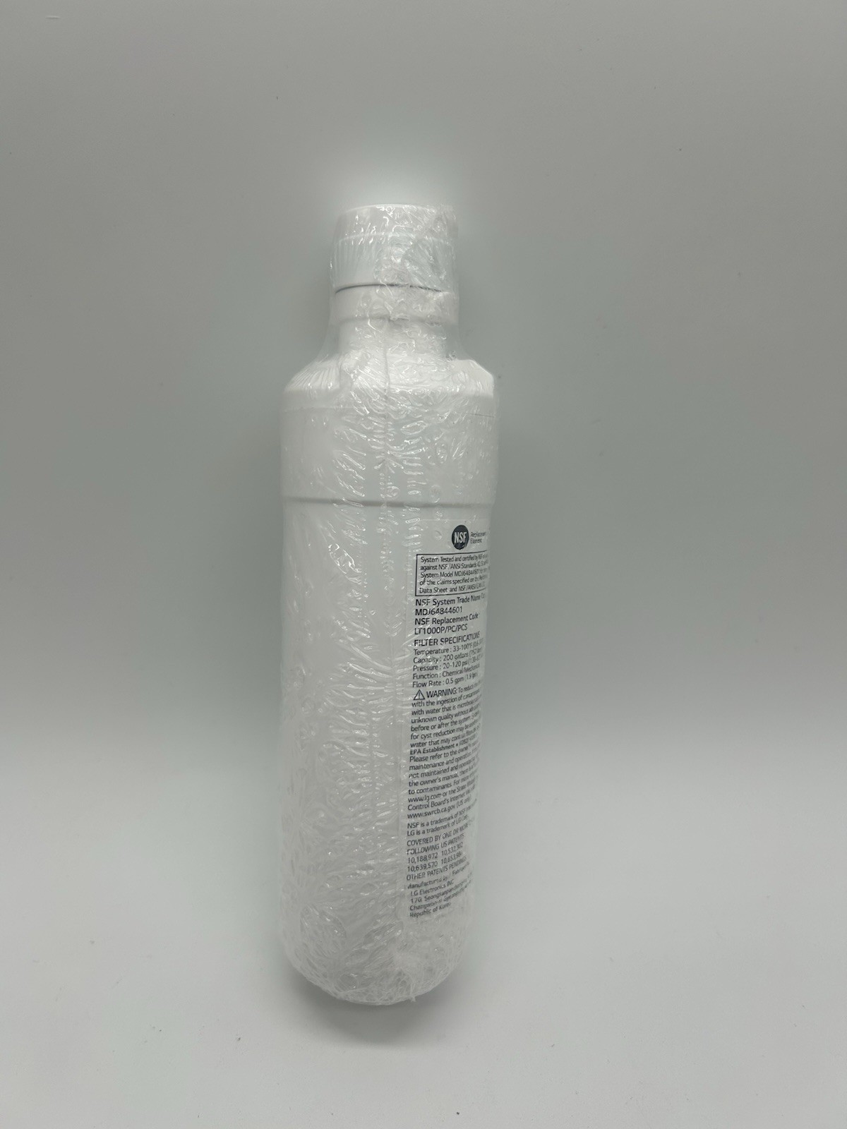 LG LT1000P/PC/PCS Refrigerator Water Filter Replacement 6 month/200 gallon