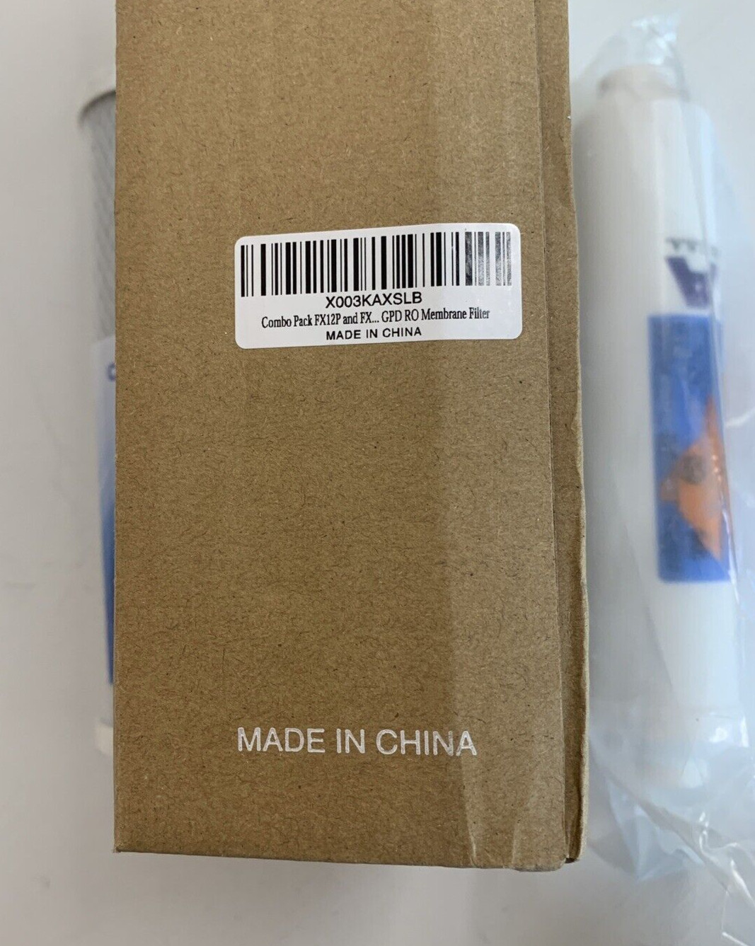Vegebe CTO+RO Replacement Filter Combo Pack NEW in pkg MISSING 1 CARBON FILTER