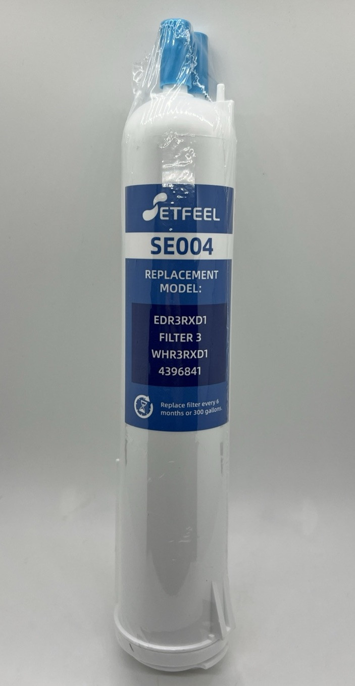 SETFEEL SE004 Replacement Filter for EDR3RXD1, Filter 3, WHR3RXD1, 4396841 NEW!