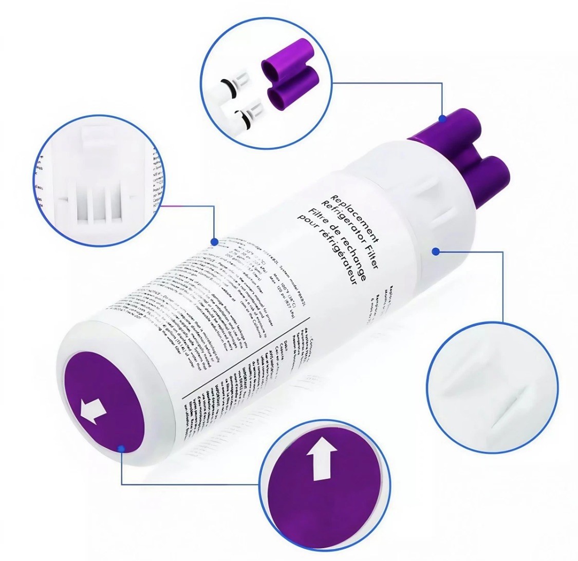 NEW 2Pack Kenmore 9081 469081 46-9930 Replacement Refrigerator Ice Water Filter