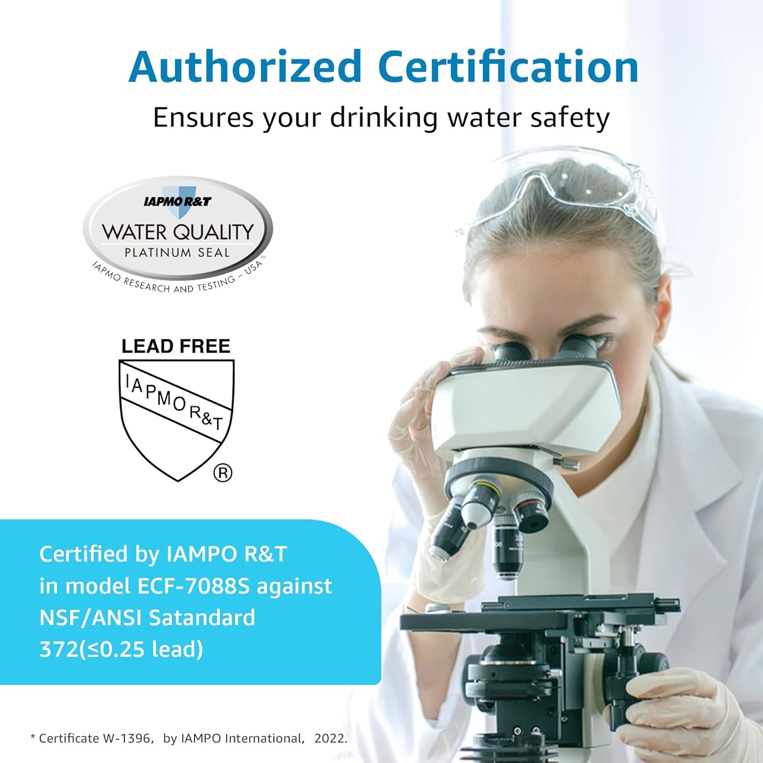 AQUA CREST Fluoride Water Filter, Replacement for Berkey® PF-2®
