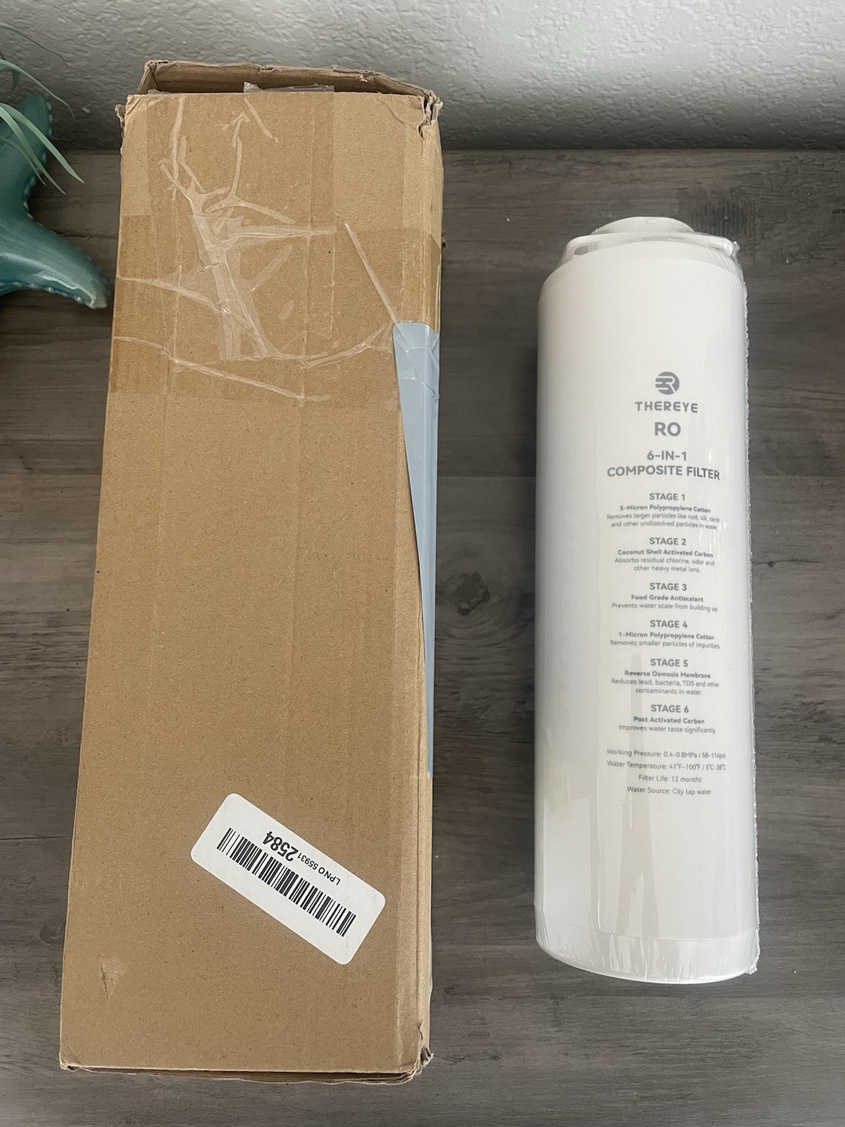 Thereye 6-in-1 RO Water Filter Element for WP01 SEALED