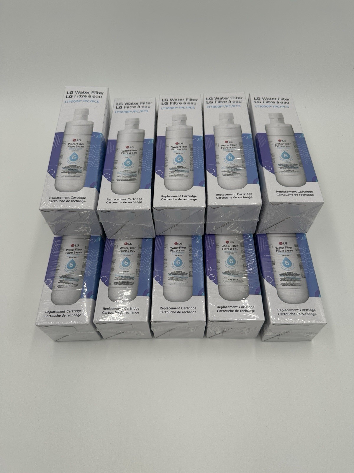 LOT: 20 Genuine OEM LG Replacement Refrigerator Water Filters LT1000P/PC/PCS