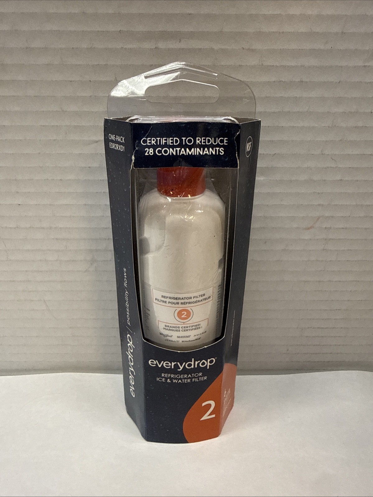 EveryDrop #2 Ice & Water Refrigerator Filter ΕDR2RXD1 New In Box