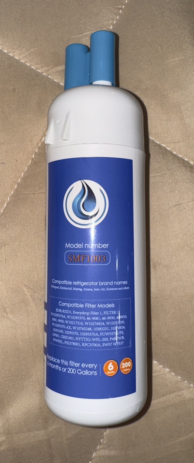 4U PURE Model SMF1003 Refrigerator Water Filter 6 Month 200 Gallons New