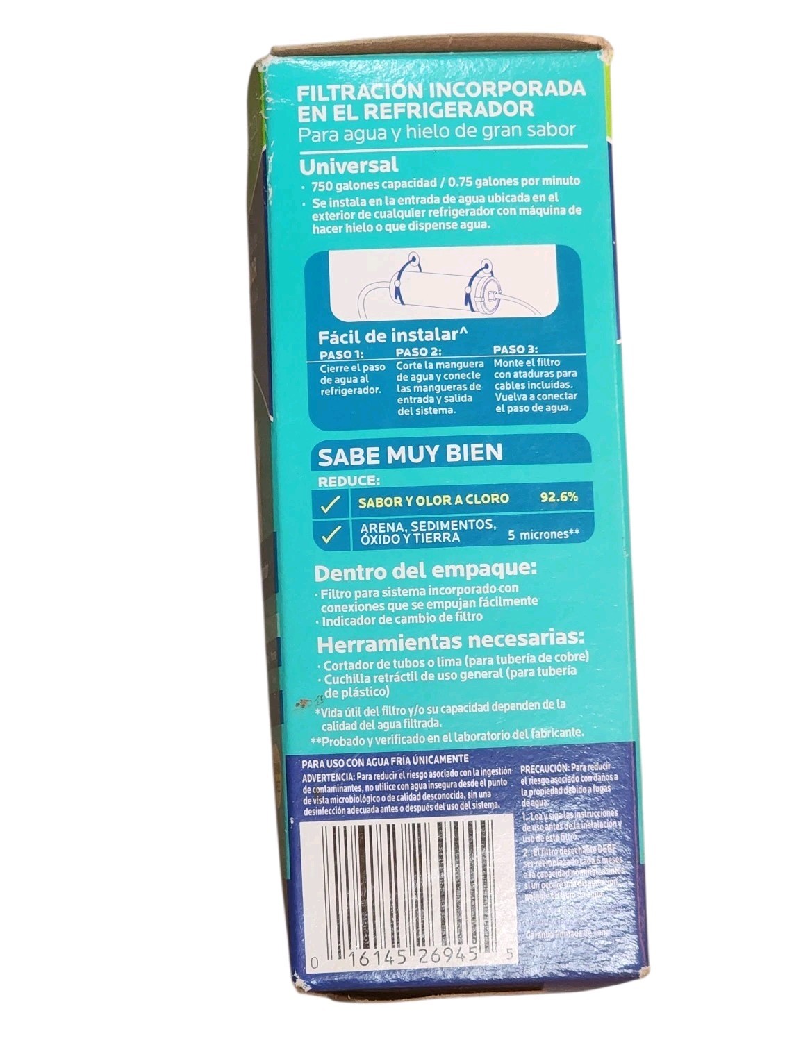 3M Filtrete Universal In Line Refrigerator Water Filter 6 Months 4IL-CTO-S01