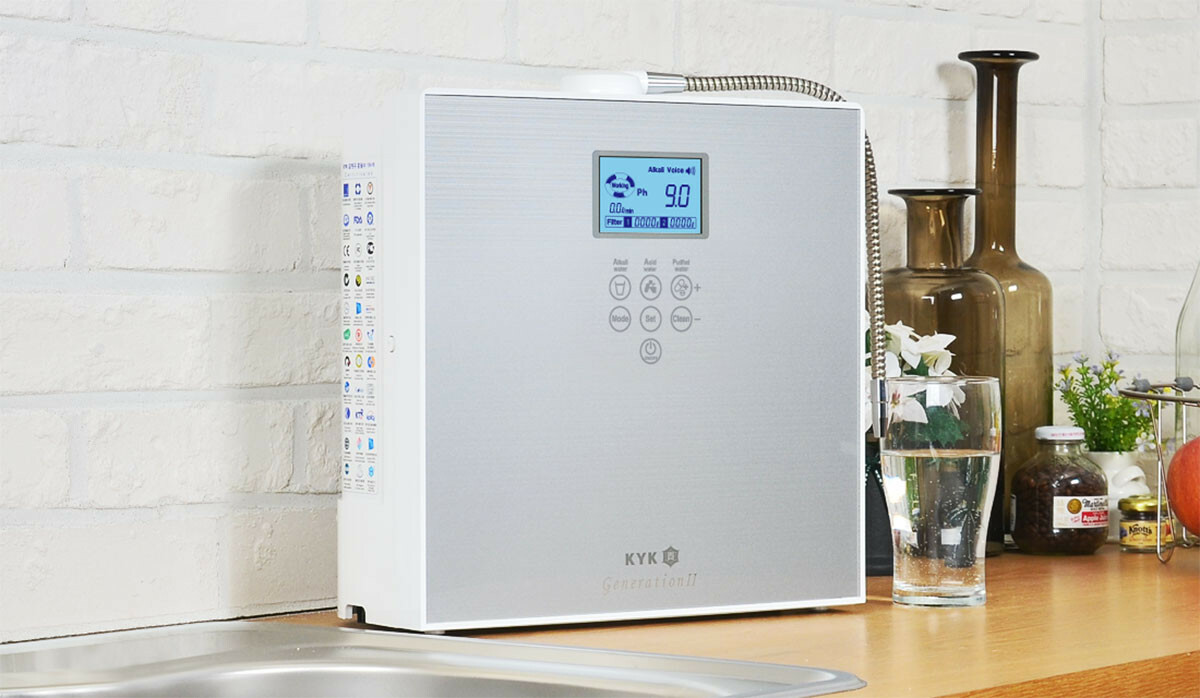 KYK Generation II Alkaline Water Ionizer Machine 5 Plates Dual Filtration