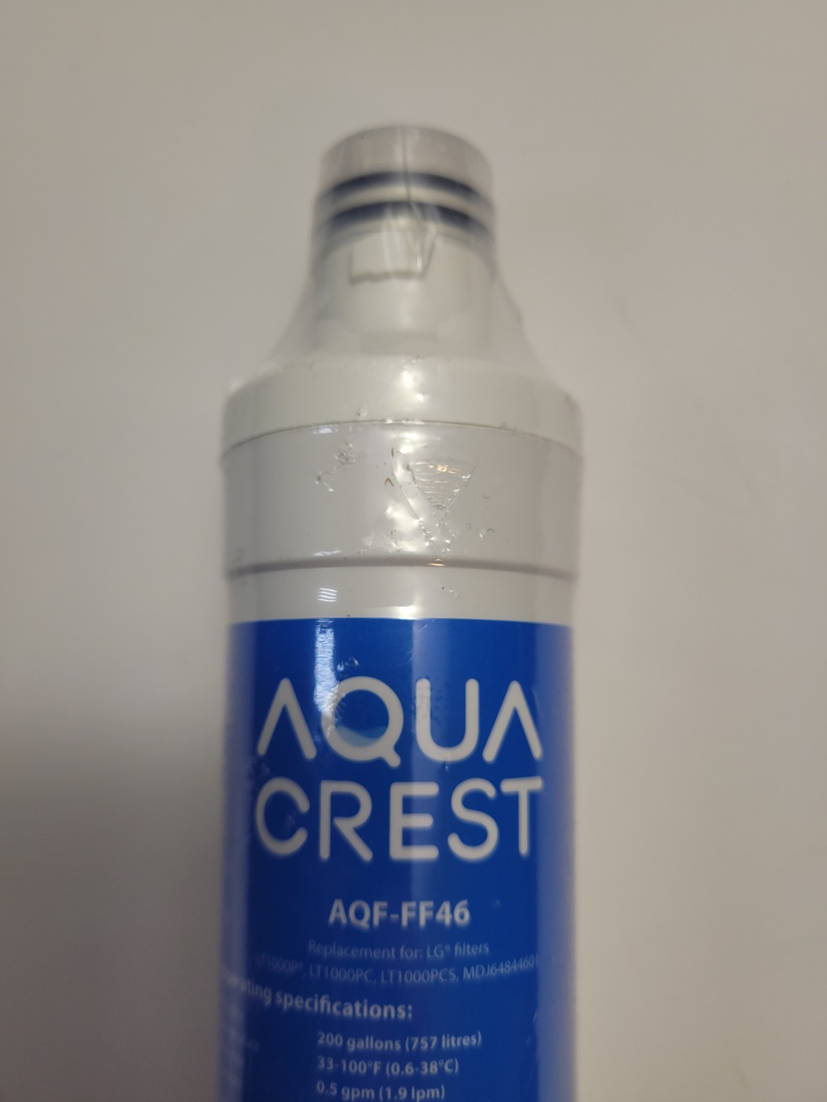 AQUA CREST AQF-FF46 Refrigerator Water Filter Replacement NEW SEALED