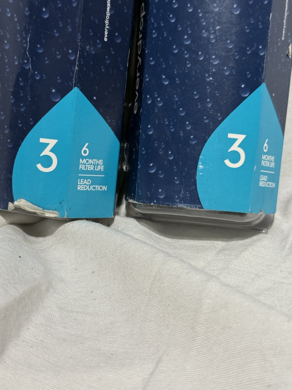 NEW SEALED 2 PC EveryDrop ΕDR3RXD1 No. 3 Ice & Water Refrigerator Filter