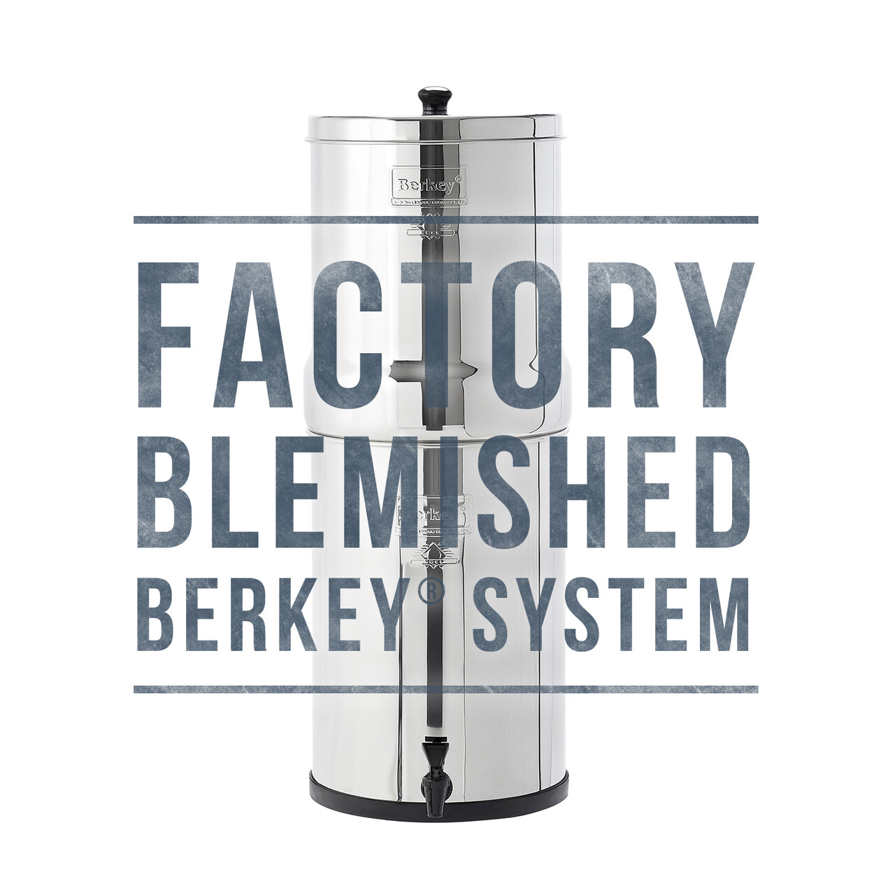 Blemished Berkey Water Filter Systems – Travel, Big, Royal, Imperial, Crown, Go
