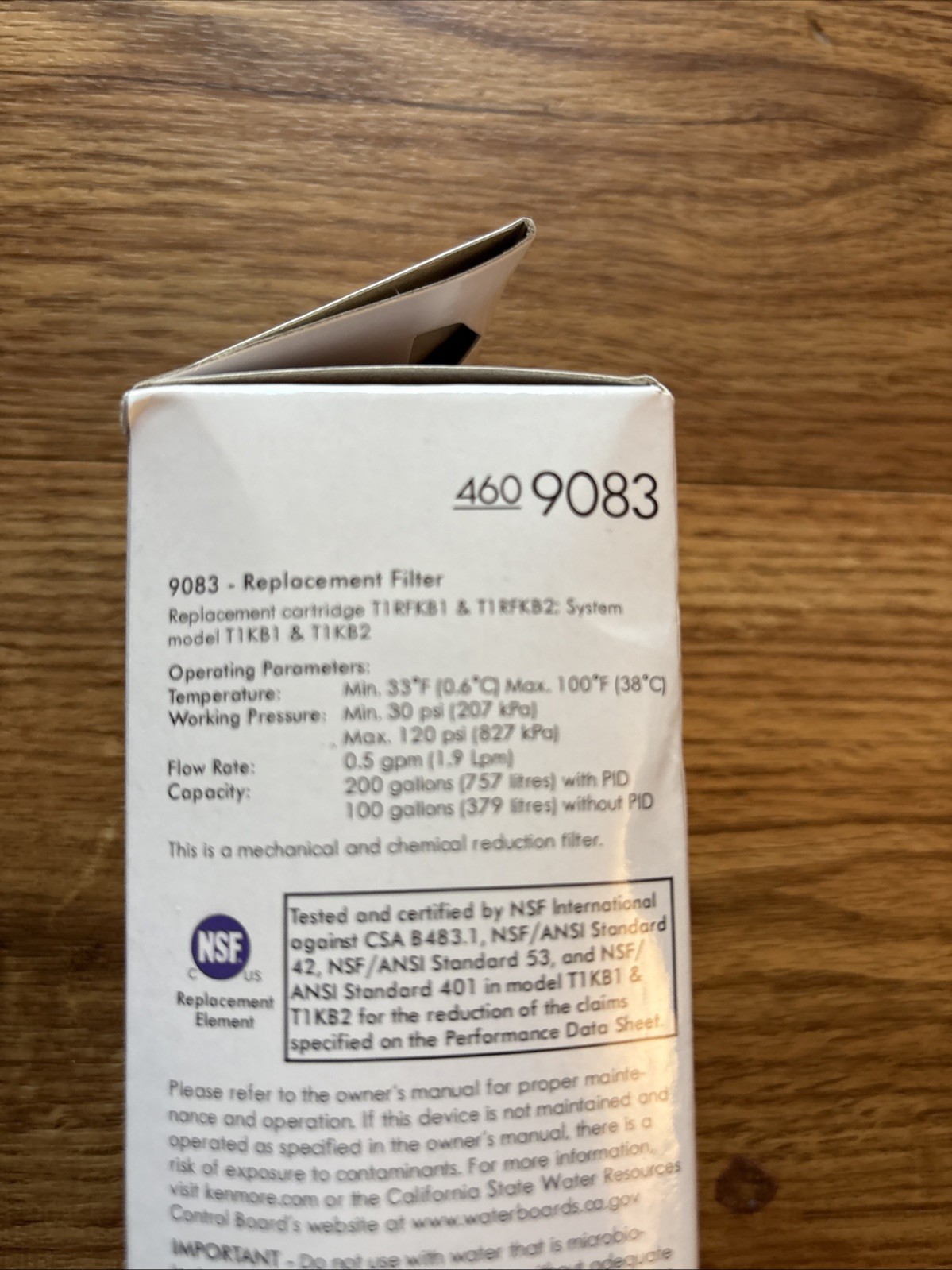 Kenmore 460-9083 Replacement Refrigerator Water Filter, Brand New Free Shipping