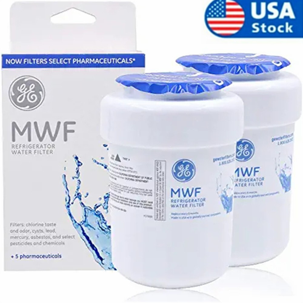 2 PACK GE MWF MWFP 46-9991 GWF Smartwater Genuine Refrigerator Water Filter