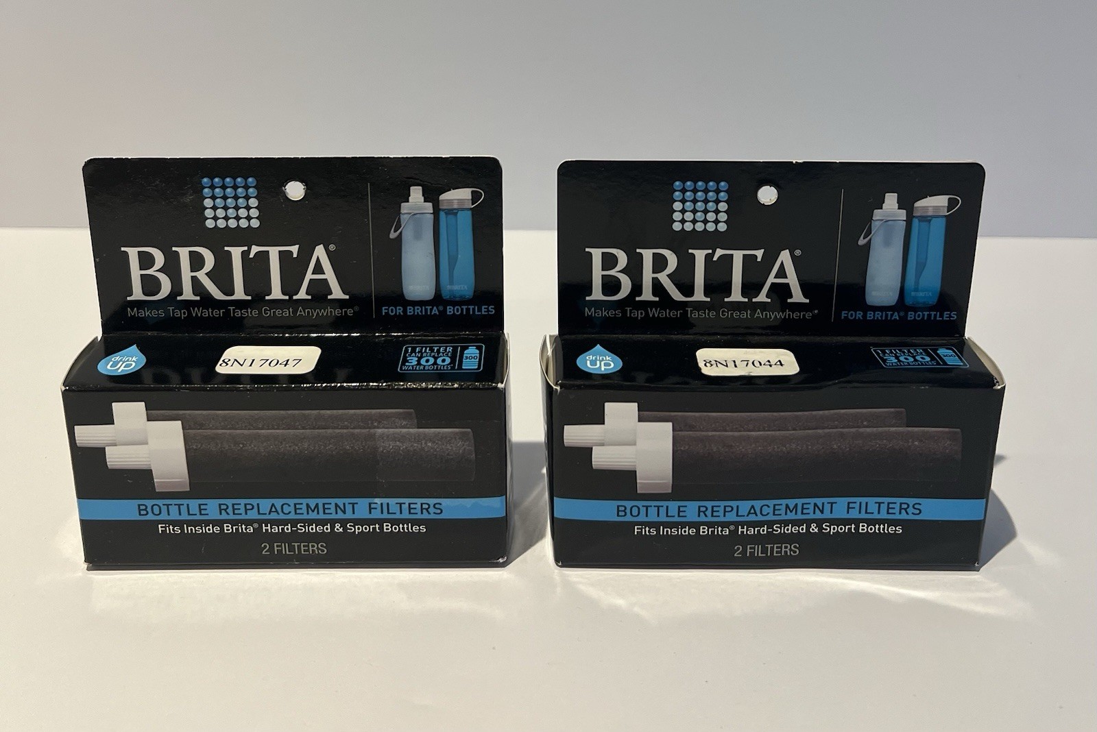 4 Packs Of 💙 2 Brita Bottle Replacement Filters Fits Hard Sided & Sport Bottle