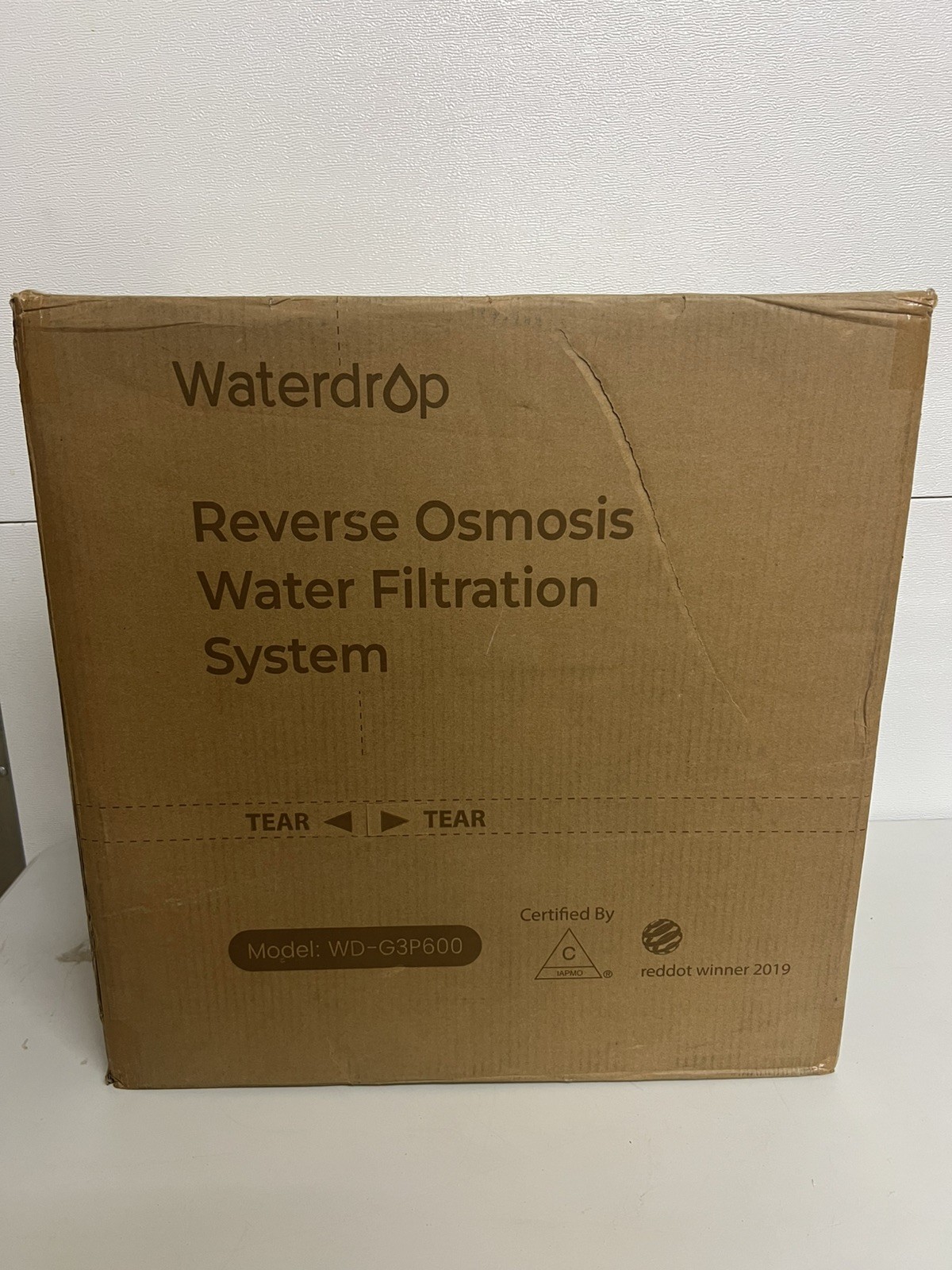 NEW WATERDROP UNDER SINK RO WATER FILTER SYSTEM WD-G3P600 WHITE (C15)