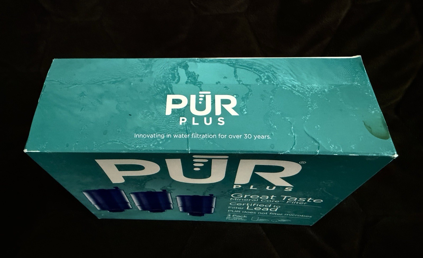 PUR PLUS 3-pack / Faucet Mount RF-9999 Replacement Filters / NEW SEALED