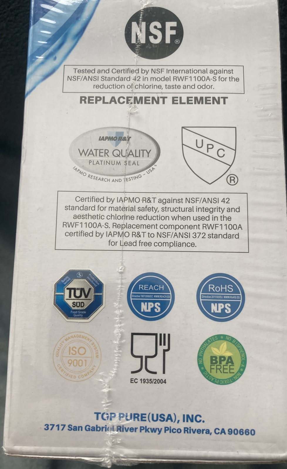 IcePure Refrigerator Water Filter RWF1100A 2-Pack Ice Pure Samsung