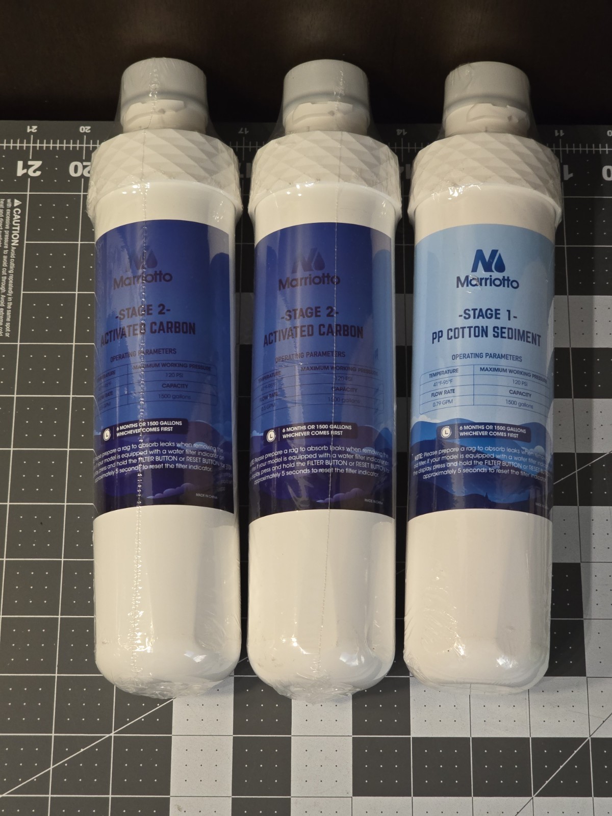 Marriotto MR-A45 2 Stage Filters For Avalon Bottleless Water Cooler