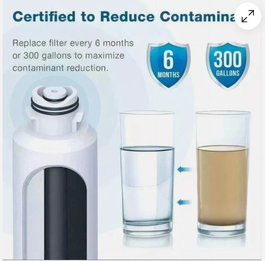 Kenmore 46-9999 9999 Replacement Refrigerator Water Filter, White USA