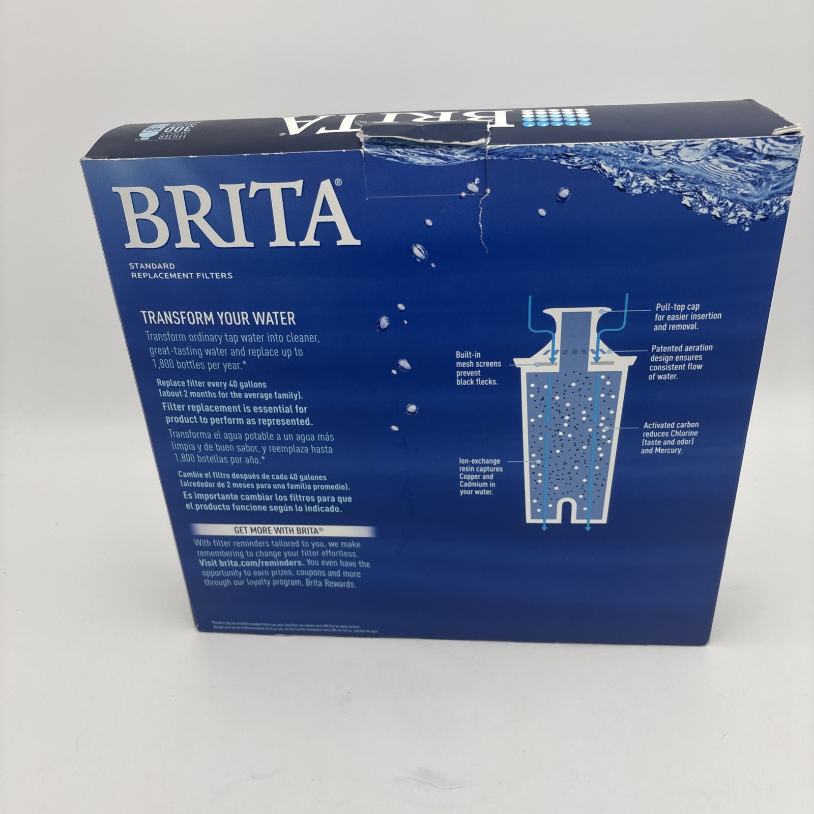 Brita Genuine 987554 Water Standard Replacement Filters ( 9 FILTERS )
