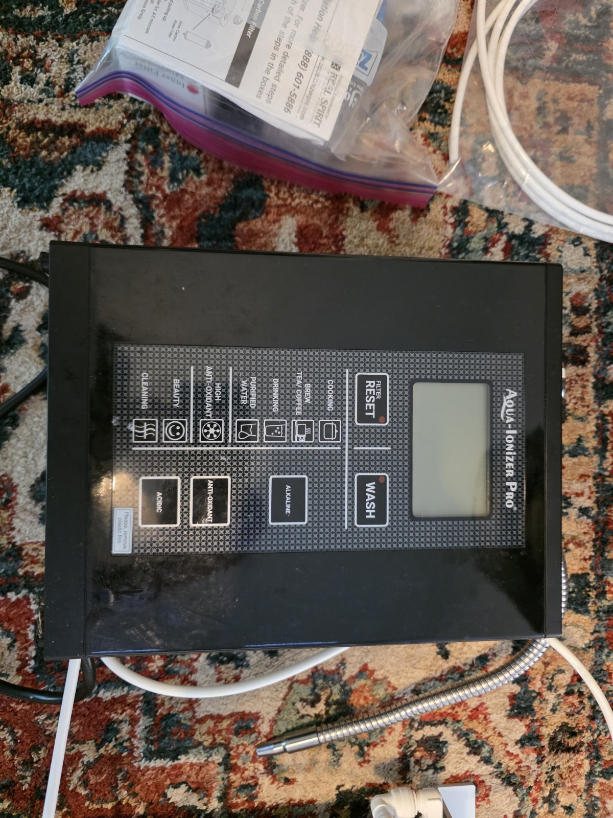 Aqua Ionizer Deluxe 9.5 with Adapter Faucet