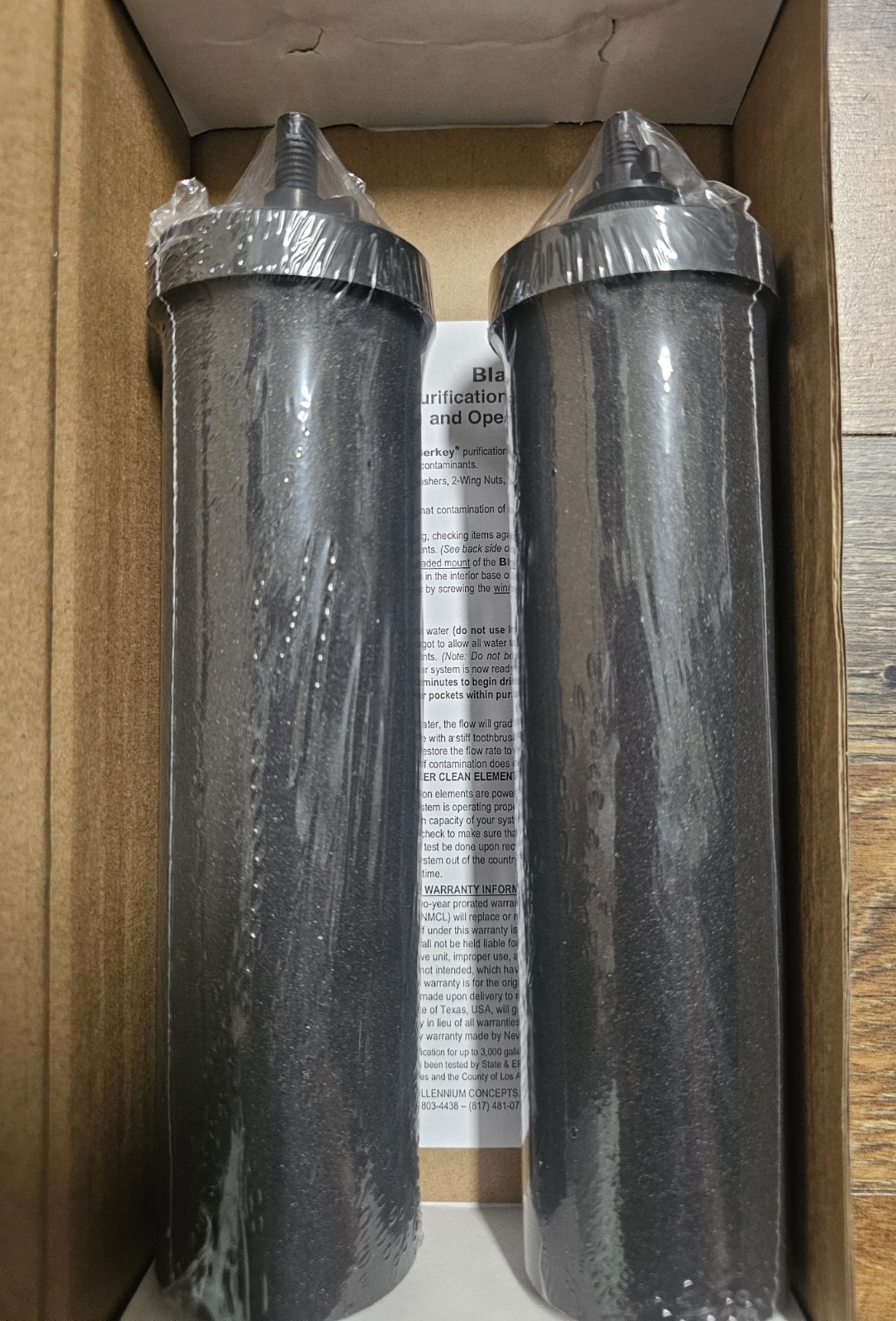 Black Berkey® Filters BB9-2 Authentic Cartridge