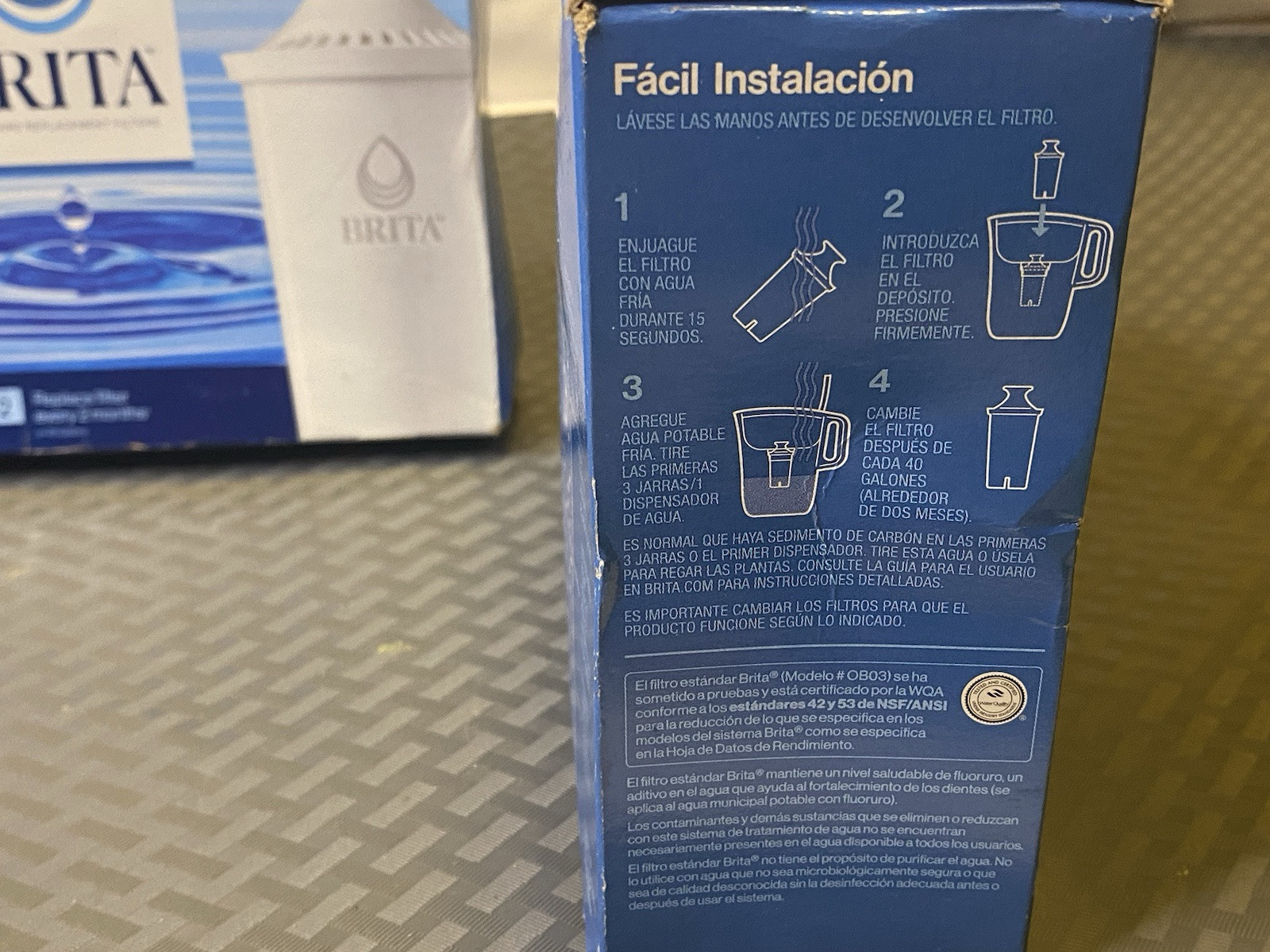 TWO 3 PACKS BRITA FILTERS, MADE IN CANADA