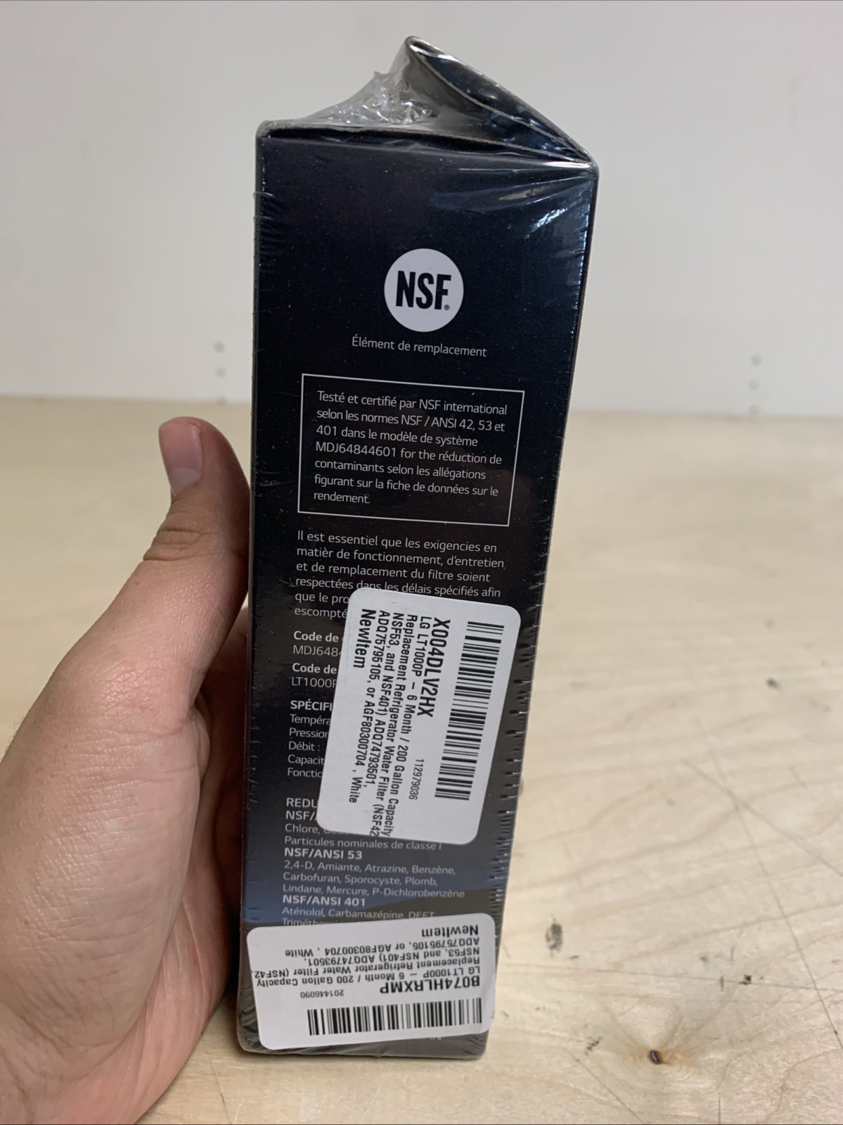 NEW GENUINE LG LT1000P Refrigerator Water Filter Cartridge