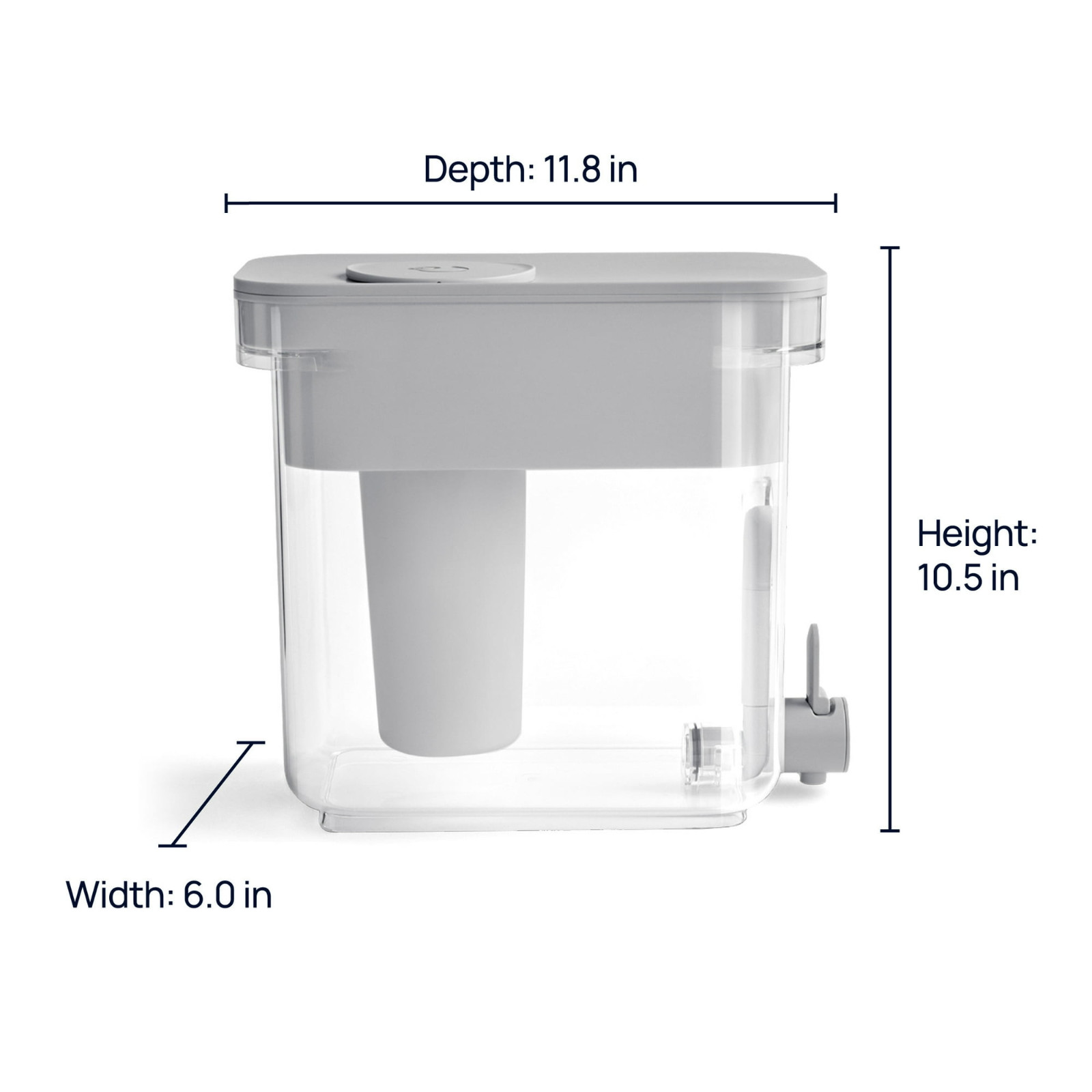 Culligan ZeroWater Technology 22 Cup Water Dispenser with 5-Stage Filter