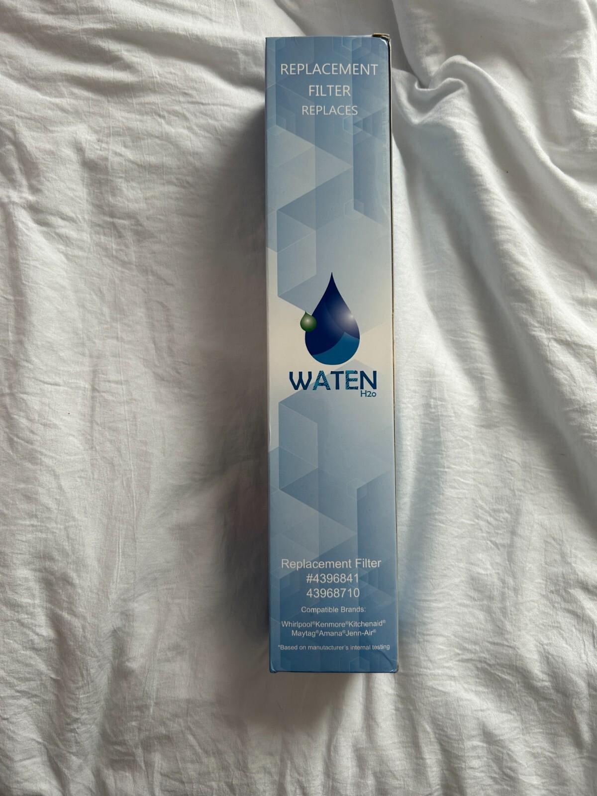 Waten H2O Refrigerator water filter Part # edr3rxxd1 Whirlpool, Maytag
