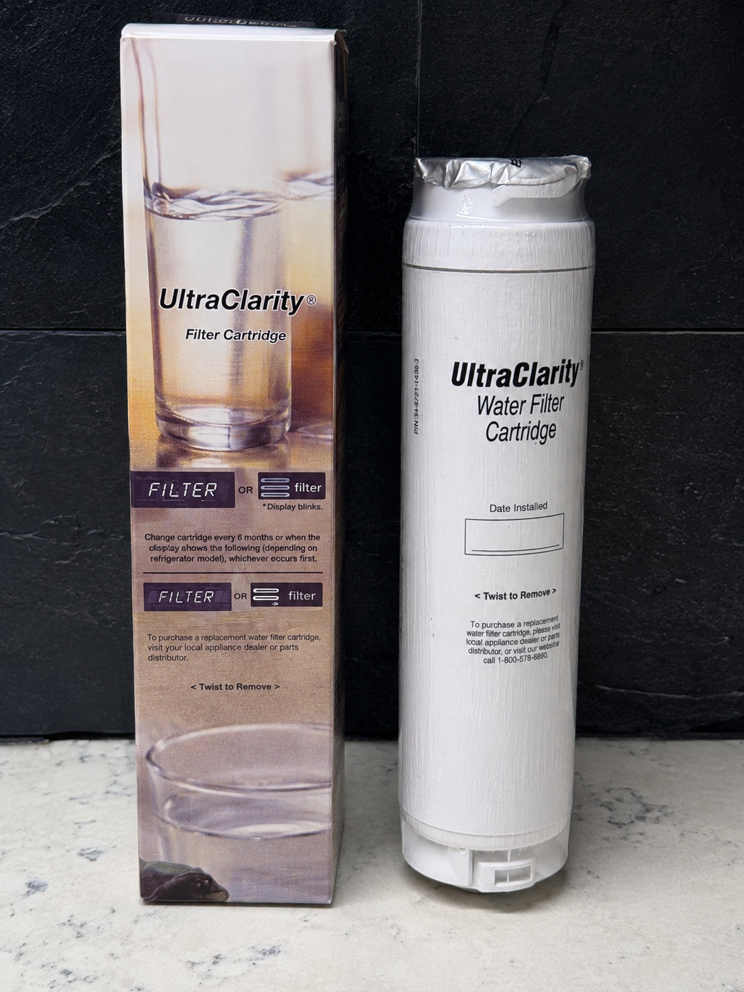 Bosch Thermador UltraClarity Water Filter REPLFLTR10 9000194412 New Sealed