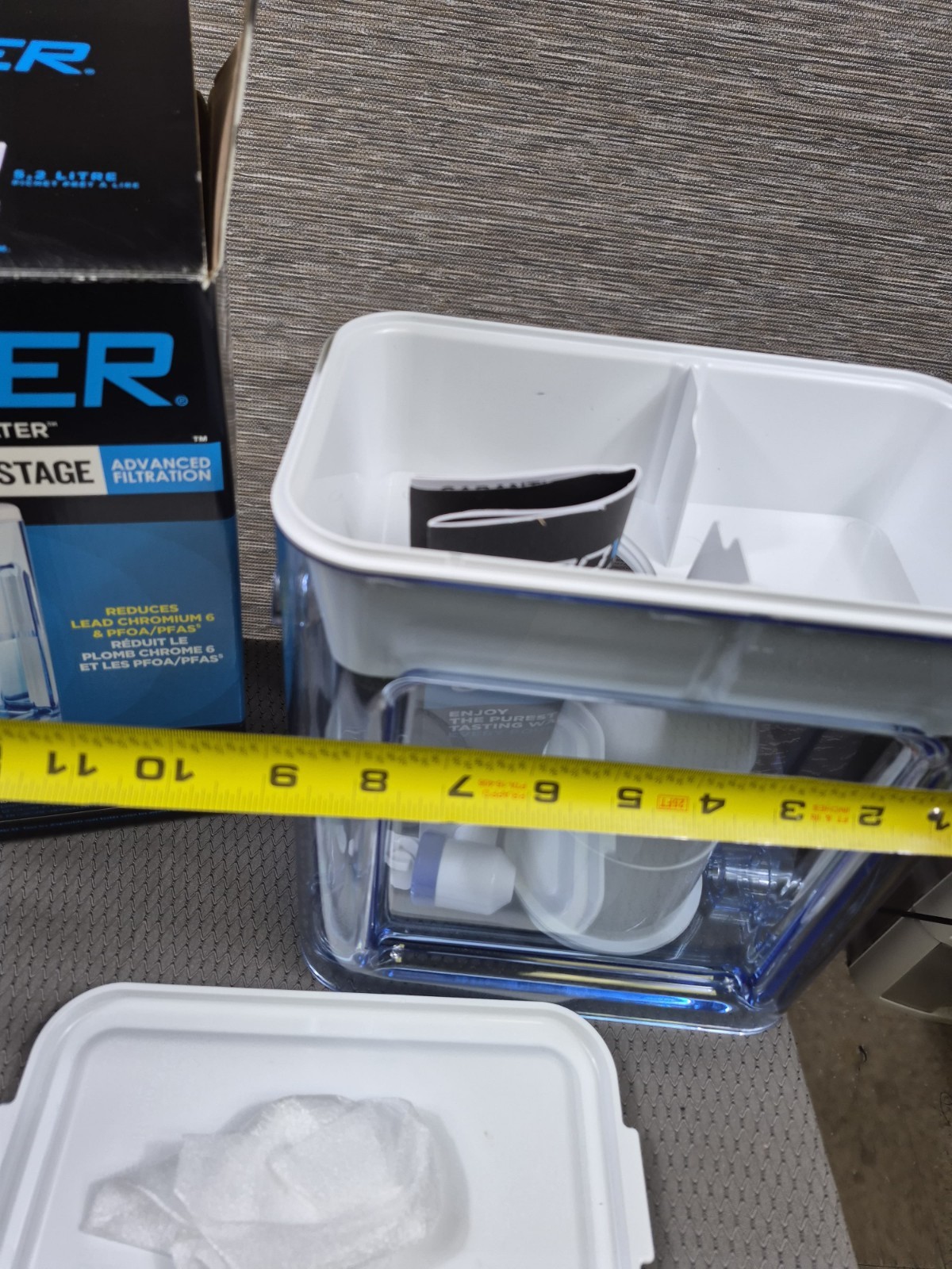 ZeroWater 22 Cup 5-Stage Water Filter Pitcher Dispenser BPA Free ZD-022-RR NEW