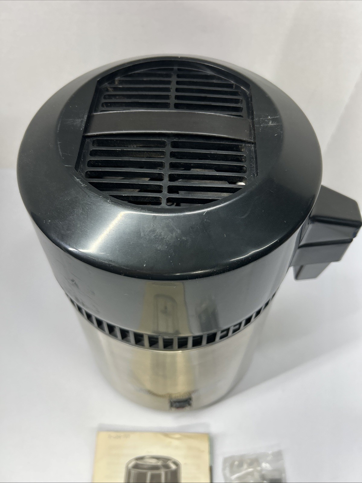 WaterWise 5000 Water Distiller Purifier stainless Base Unit No Carafe Tested