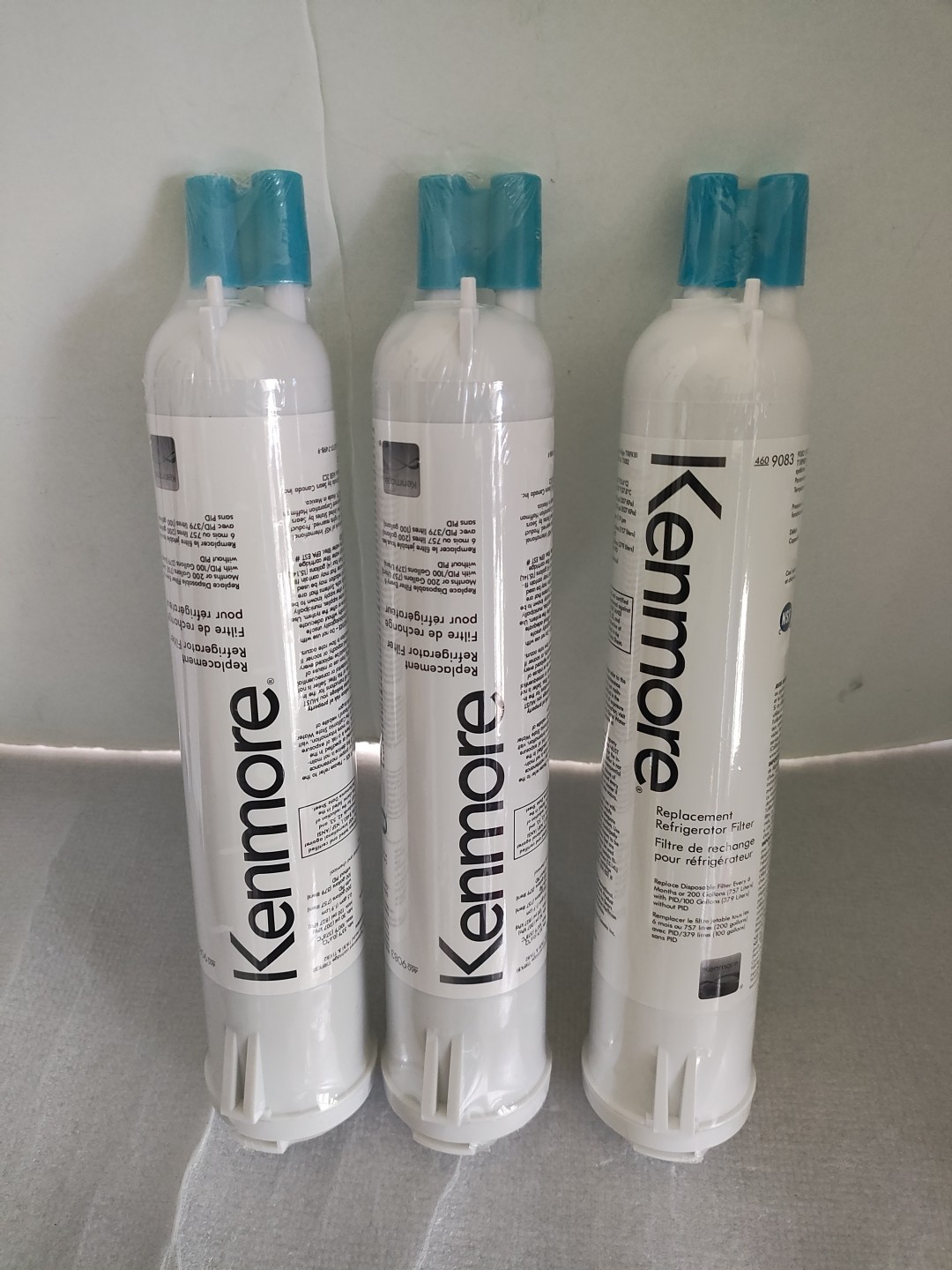 3-pack SEALED Kenmore 460 9083 Replacement Refrigerator 200 gal. Water Filter