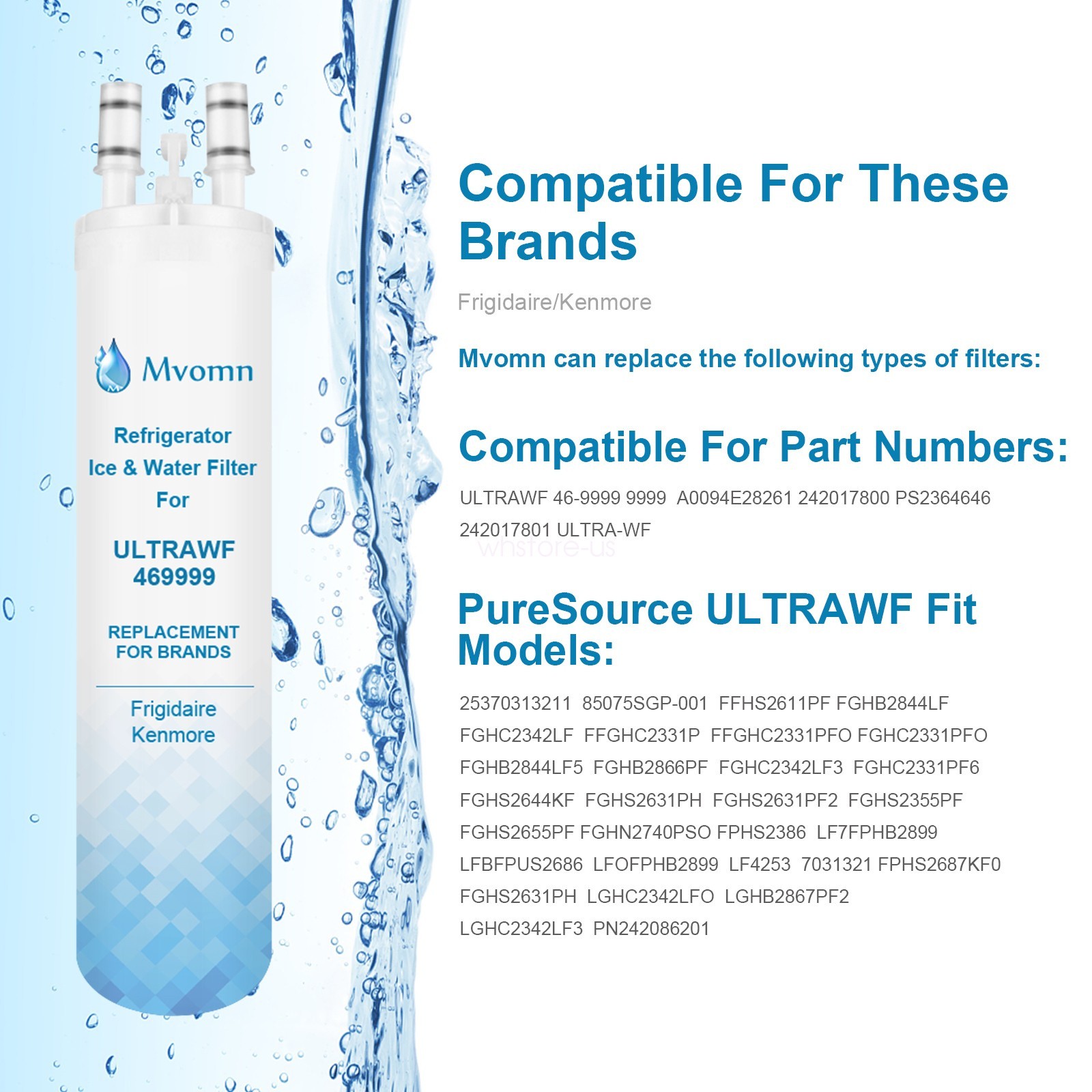 4 Pack For Frigidaire ULTRAWF Pure Source Ultra Water Filter New Sealed US Stock