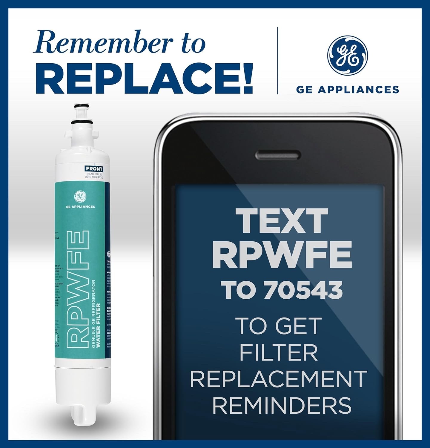 GE RPWFE Refrigerator Water Filter, Genuine Replacement Filter, etc..