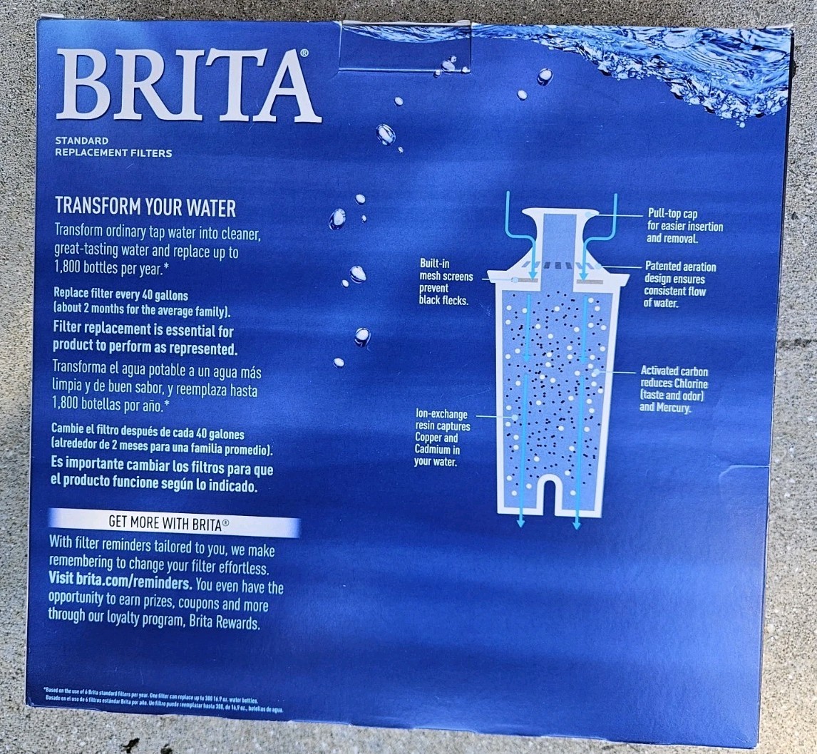 Brita 987554 Pitcher Standard Replacement Filters – 10 Pack