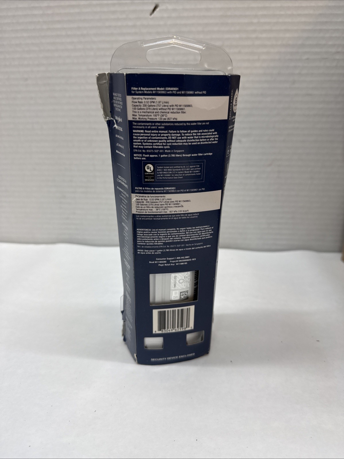 Everydrop Ice and Water Refrigerator Filter A EDRARXD1 New