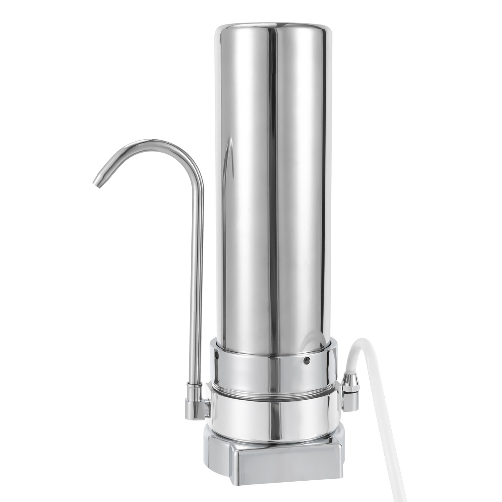 304 Stainless Steel Countertop Filter System for Tap Water Filtration Silver New