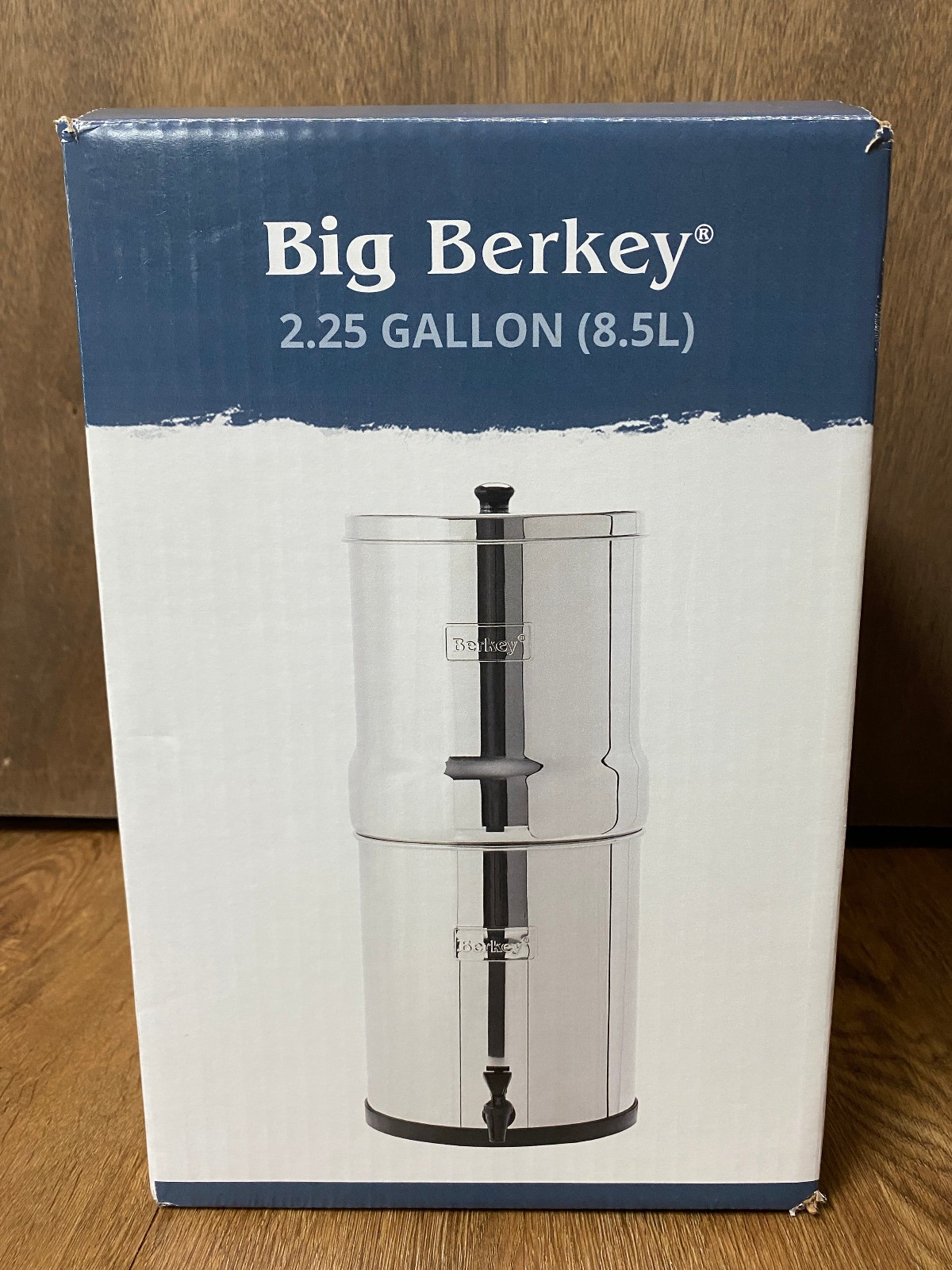 Big Berkey Water Filter System Stainless Steel Spigot 2.25 Gallons – READ