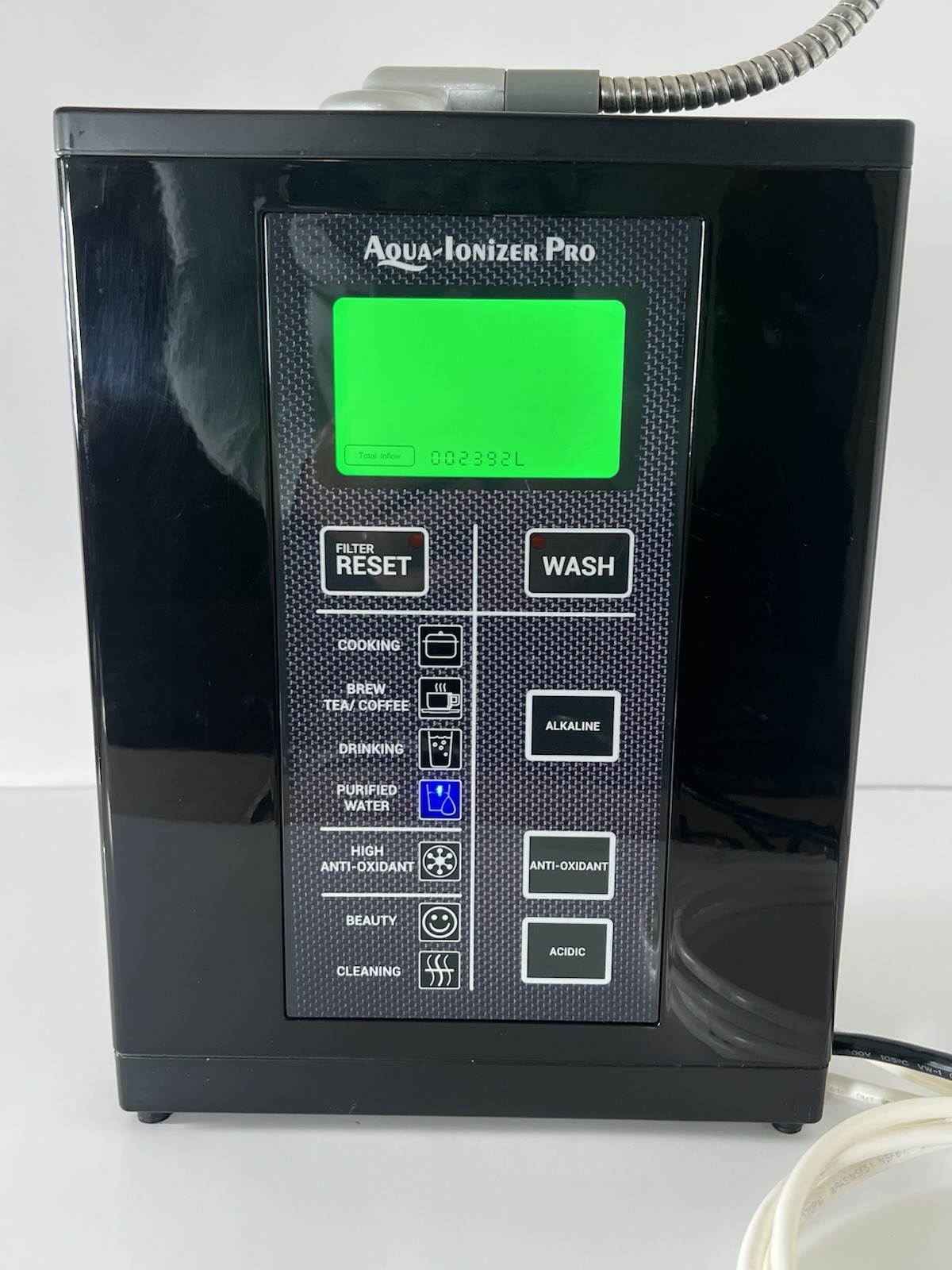 Aqua Ionizer Pro Deluxe 9.5 Alkaline Water Ionizer W/ Faucet Adapter