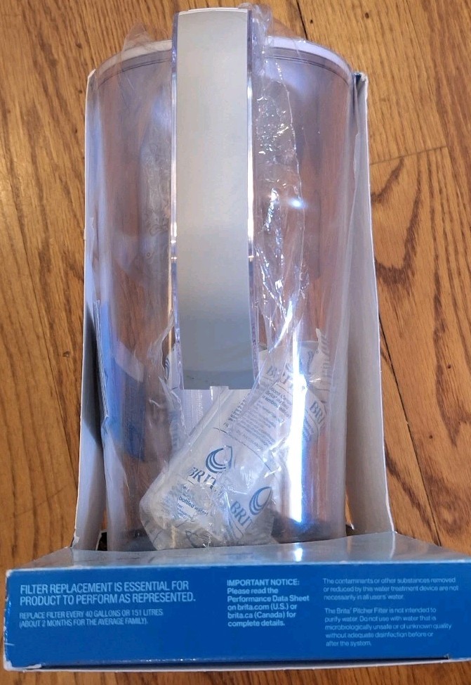 Brita Elite 10-Cup Water Pitcher + 2 Filters, New Package