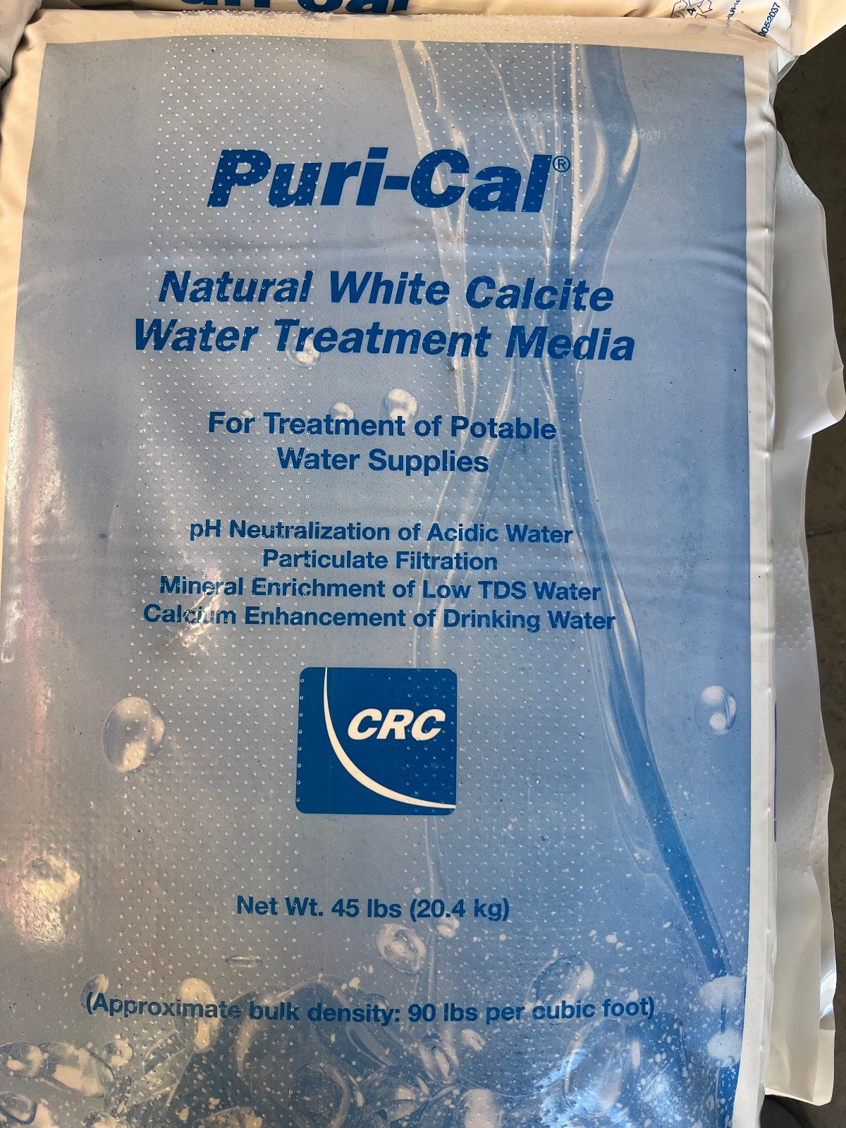 Calcite Corosex Media (Calcium Carbonate Mineral) pH Correction