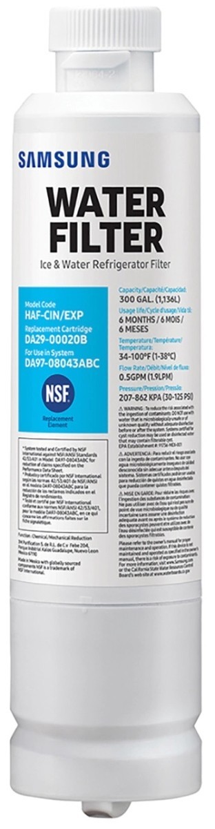 4 PACK Genuine Samsung DA29-00020B HAF-CIN/EXP Refrigerator Water Filter