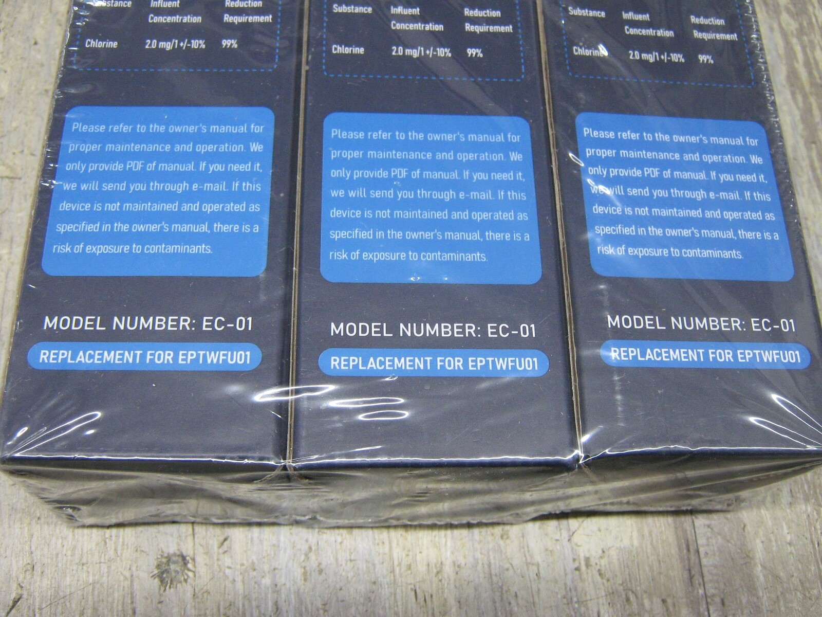 3 PCS Frigidaire EPTWFU01 Pure Source Ultra II Refrigerator Water FilterEC-01