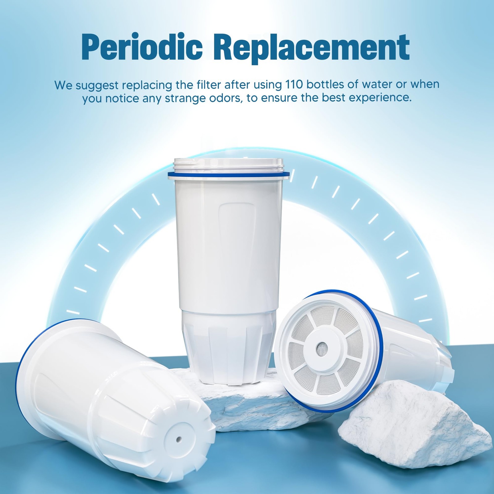Upgraded Water Filter for Zero Pitcher and Dispenser ZR001 ZR004 ZP006 ZR017,…