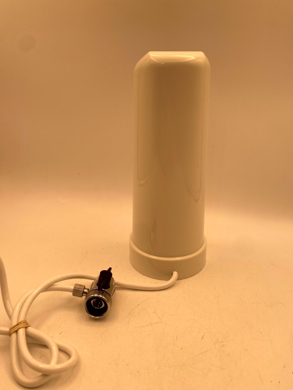 Clean & Pure P35 Countertop Water Filter White Silver Compact for Home & Office