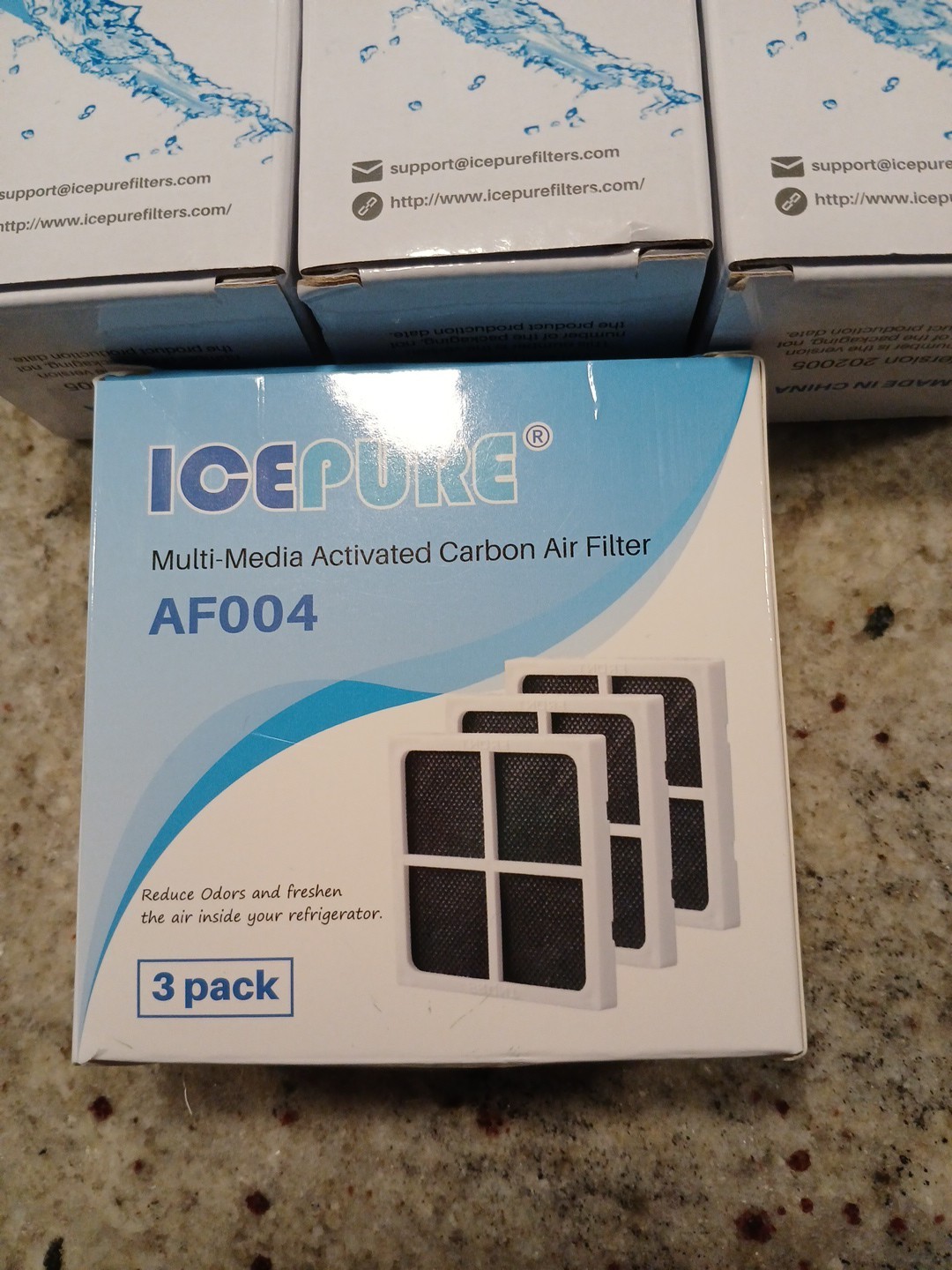 Icepure Refrigerator Water Filter Fit For LG LT700P RWF1200A Air Filter 3 Pack