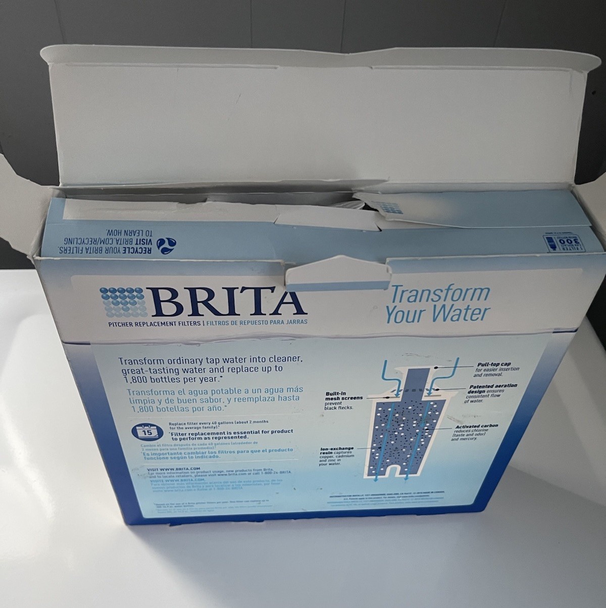 Genuine Brita 10 Pack Water Pitcher Filter Standard Replacement 987554