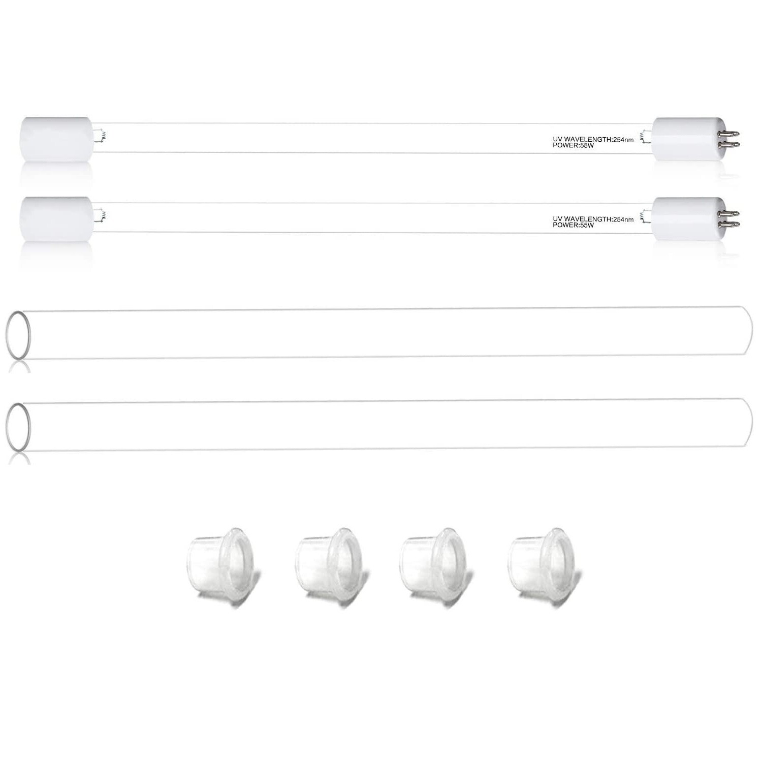 Geekpure Whole House UV Water Filter–with Extra 2 Filter+2 Quartz Sleeve-12 GPM